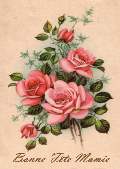 Carte Roses Pour La Fête Des Grand-mères : Envoyer une 